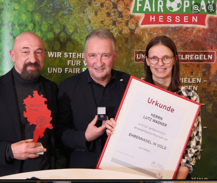 Lutz Wagner erhält Verbandsehrennadel in Gold